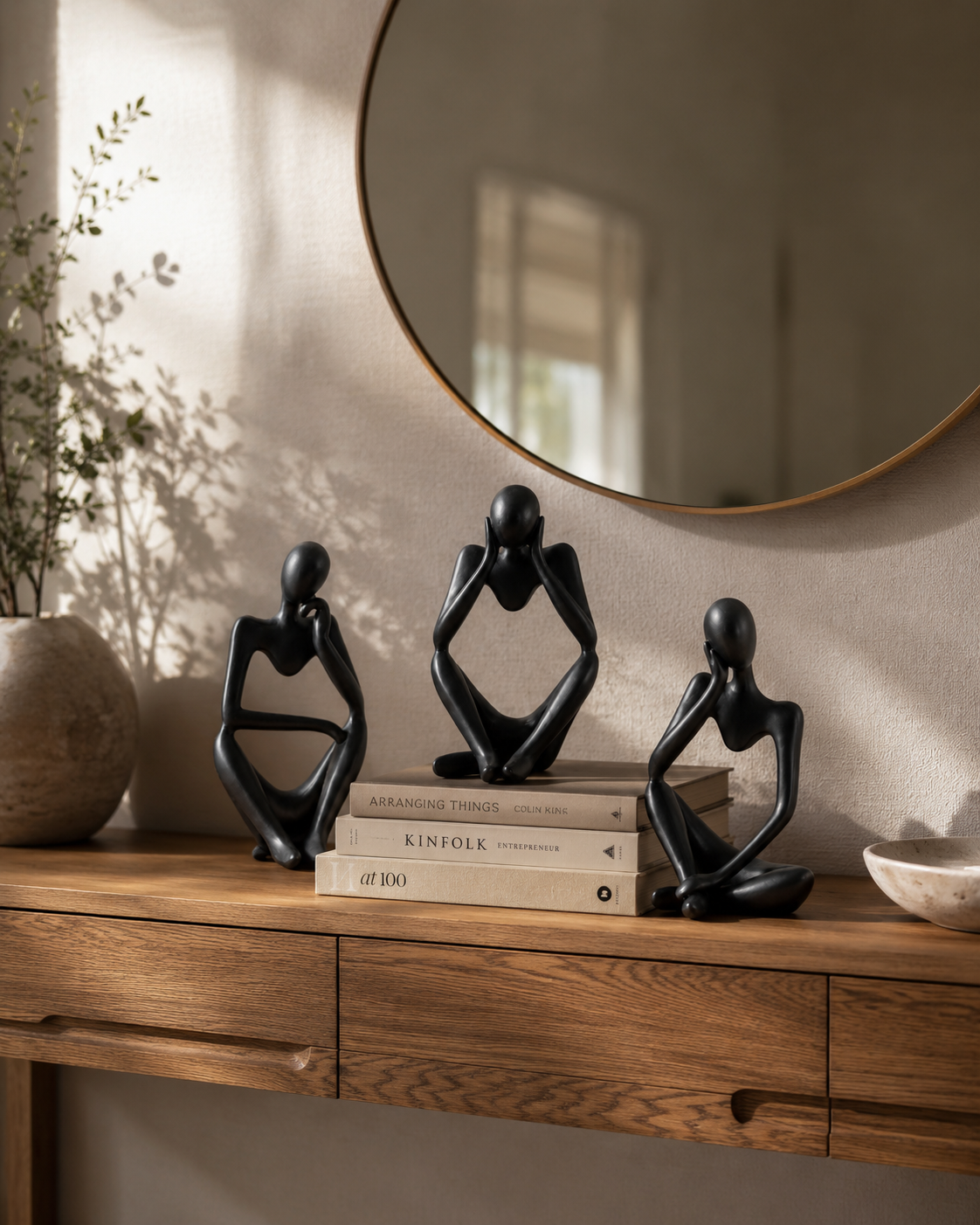 Sculptural Thinker Trio Set