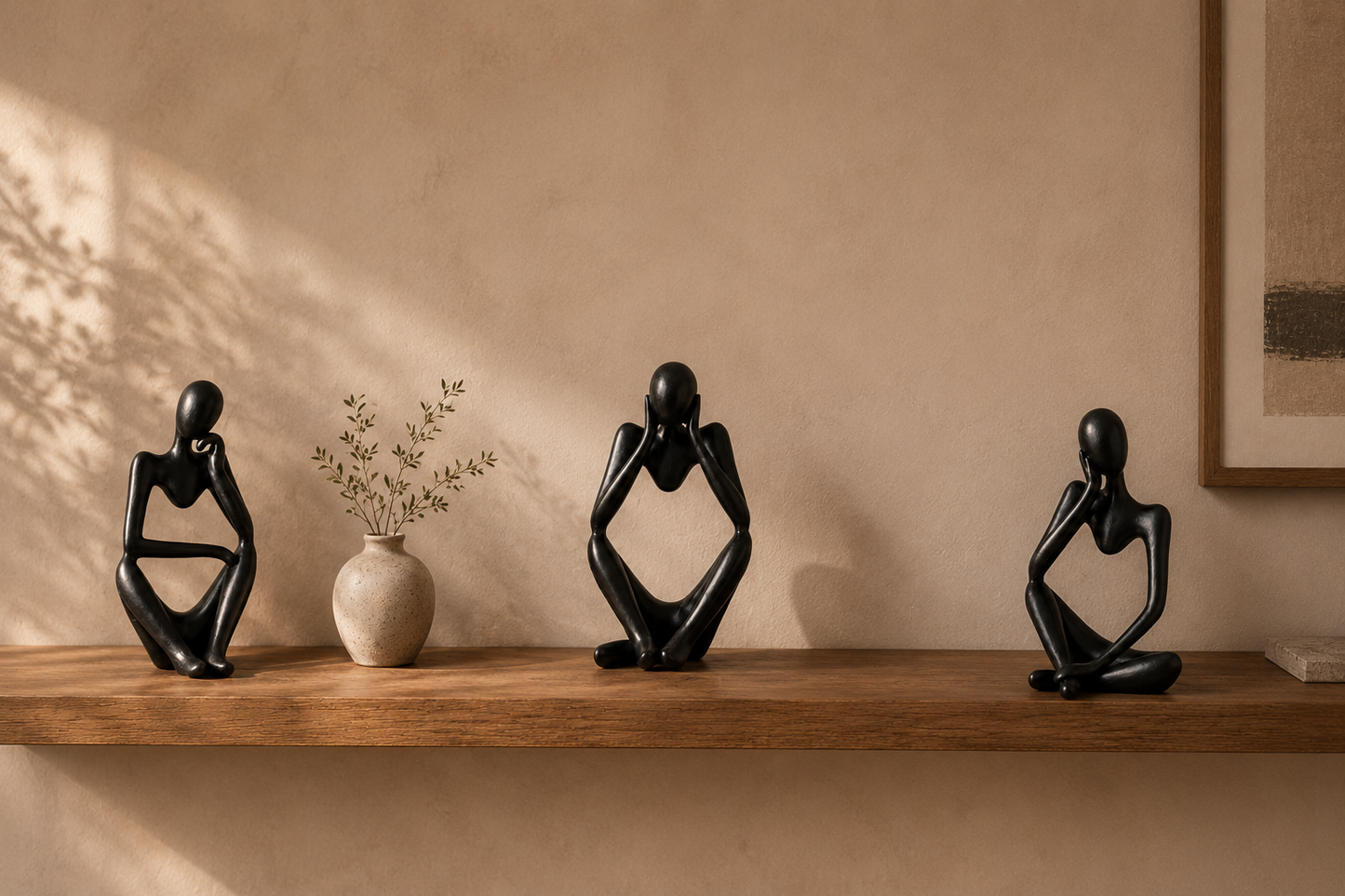Sculptural Thinker Trio Set