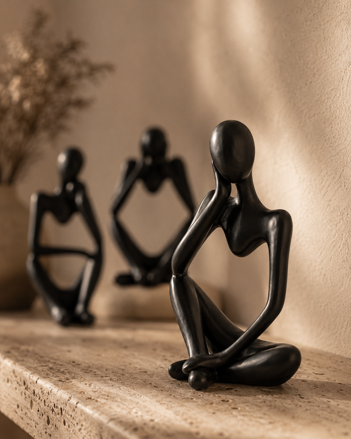 Sculptural Thinker Trio Set