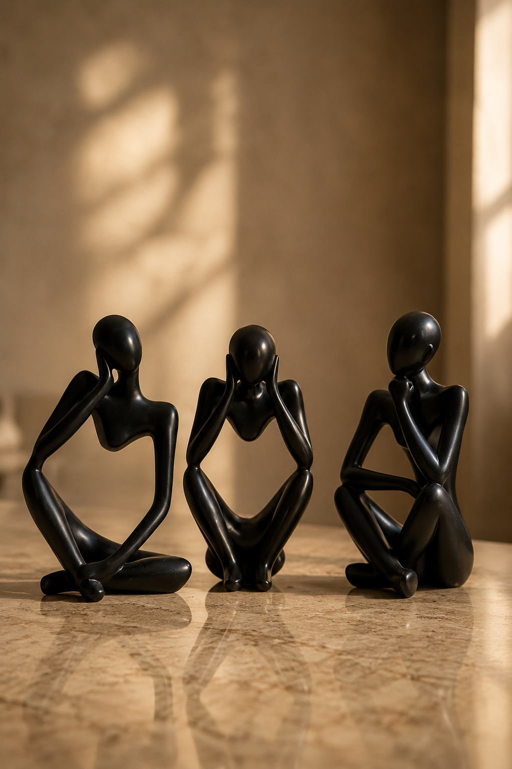Sculptural Thinker Trio Set
