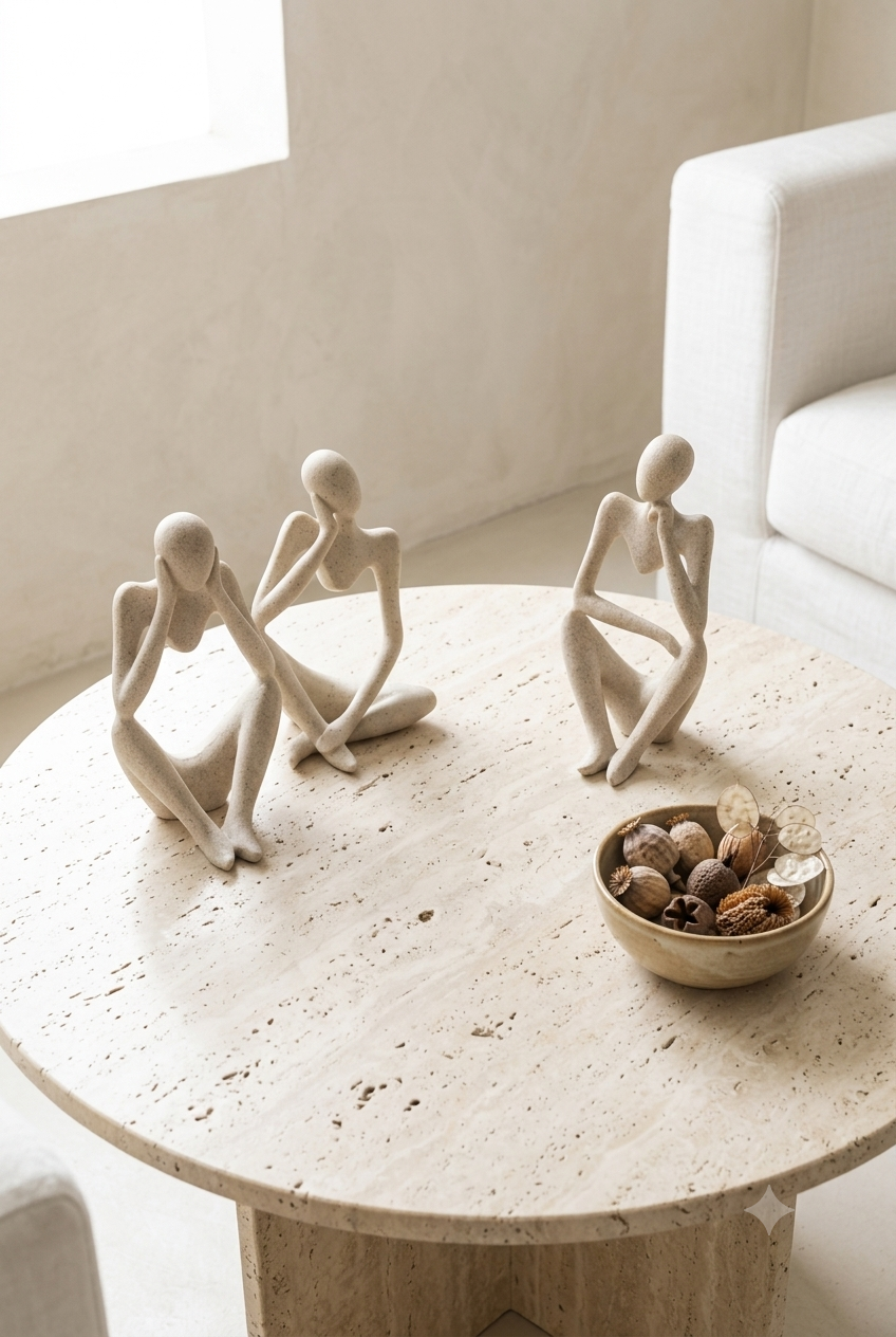 Sculptural Thinker Trio Set