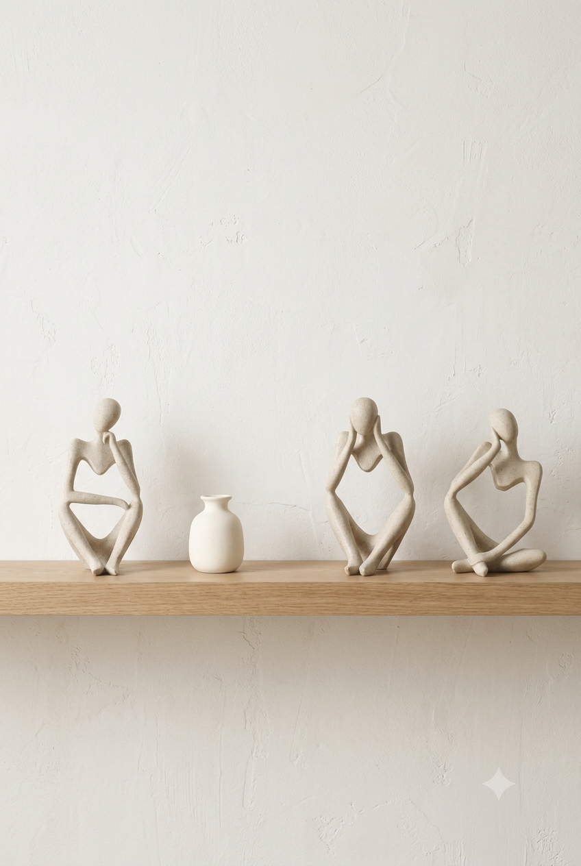 Sculptural Thinker Trio Set